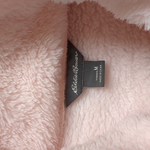 Eddie Bauer 1/4 snap color block Fleece Pullover M - Picture 5 of 12